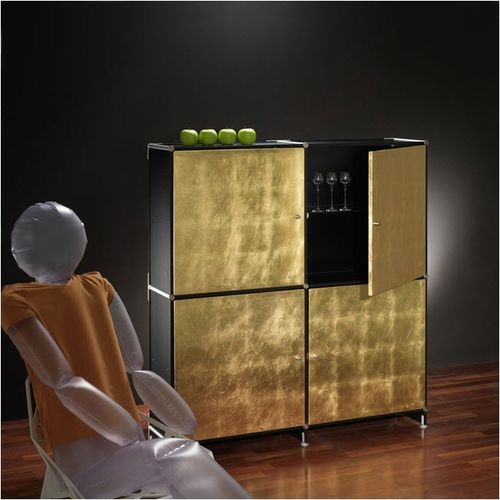Credenza con alzata contemporanea - GOLD X2 - Fitting - in legno