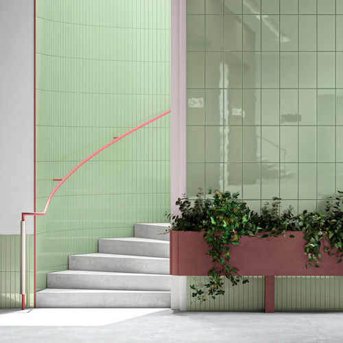 Piastrella in ceramica - SYSTEM - Ceramica VOGUE - in gres / finitura lucida / satinata