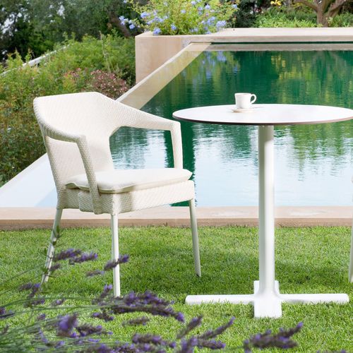 Sedia da pranzo contemporanea - CADDIE - POINT - da giardino / in tessuto / in fibre sintetiche