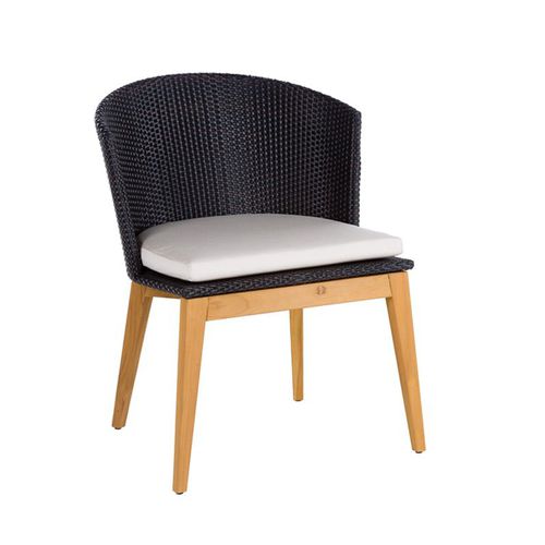 Sedia da pranzo contemporanea - ARC - POINT - da giardino / in legno / in teak