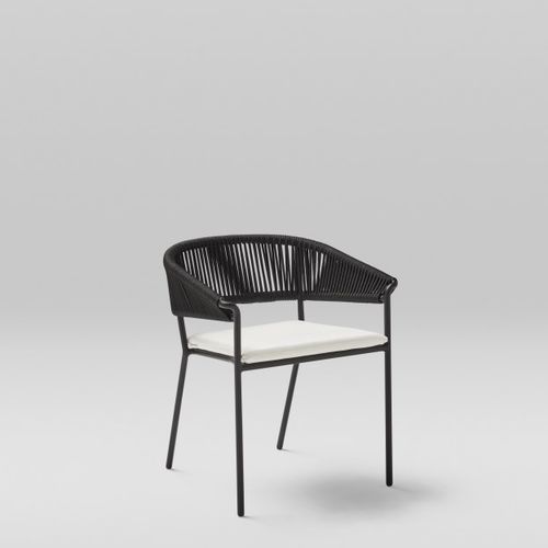 Sedia contemporanea - WEAVE - POINT - da interno / in alluminio / in alluminio