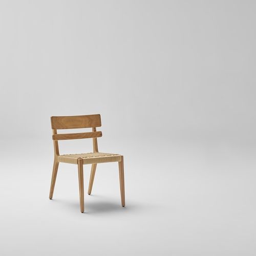 Sedia tradizionale - PARALEL - POINT - da interno / in teak / in tessuto