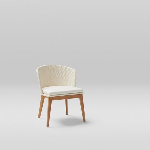 Sedia design originale - ARC - POINT - da interno / in legno / in teak