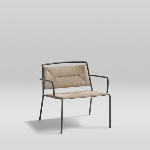 Poltrona contemporanea - SUMMER - POINT - in espanso / in corda / in alluminio termolaccato