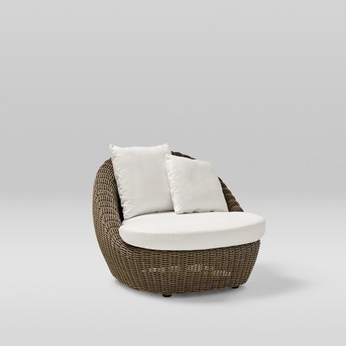 Poltrona contemporanea - HERITAGE - POINT - in schiuma di poliuretano / in tessuto / in legno curvato