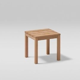 Tavolo contemporaneo - KHAN - POINT - in legno / con supporto in legno / rettangolare