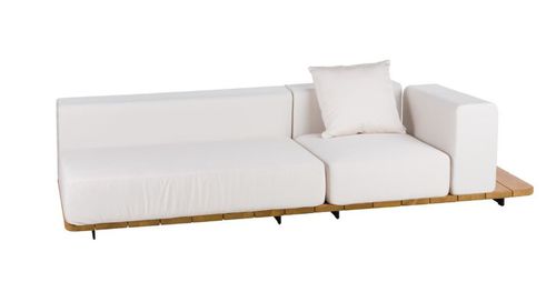 Divano modulare - PAL - POINT - contemporaneo / in espanso / in teak