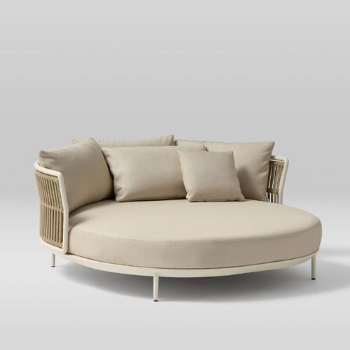Chaise longue contemporanea - AMBA - POINT - in corda / in schiuma di poliuretano / in corda