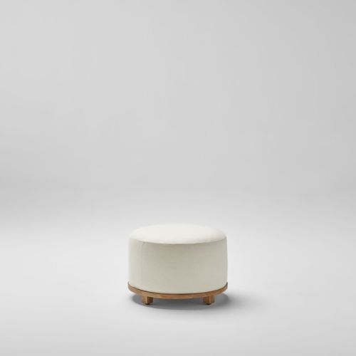 Pouf contemporaneo - FUP - POINT - in teak / in espanso / impermeabile
