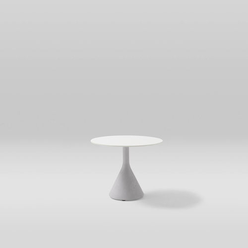 Tavolo contemporaneo - NECK - POINT - in alluminio verniciato / in porcellana / in calcestruzzo