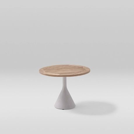 Tavolino basso contemporaneo - NECK - POINT - in alluminio verniciato / in porcellana / in calcestruzzo