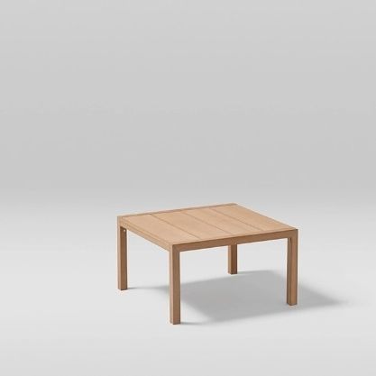 Tavolo contemporaneo - KUBIK - POINT - in legno / con supporto in legno / quadrato