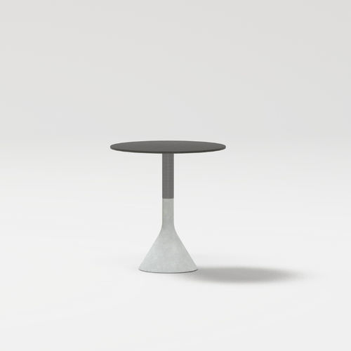 Tavolo contemporaneo - NECK - POINT - in alluminio verniciato / in porcellana / in calcestruzzo