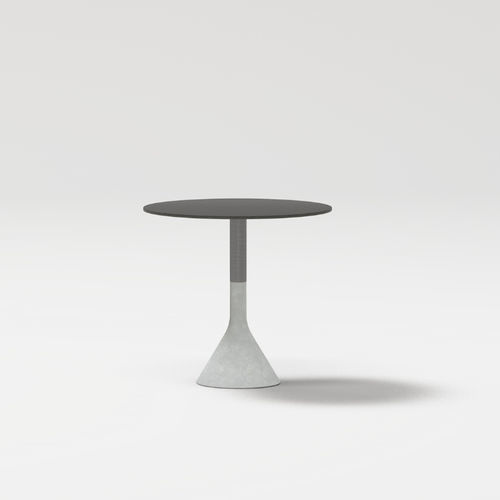 Tavolo contemporaneo - NECK - POINT - in alluminio verniciato / in porcellana / in calcestruzzo