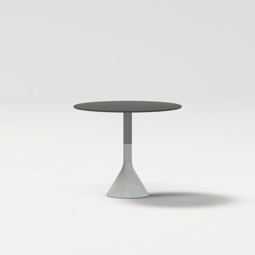 Tavolo contemporaneo - NECK - POINT - in alluminio verniciato / in porcellana / in calcestruzzo