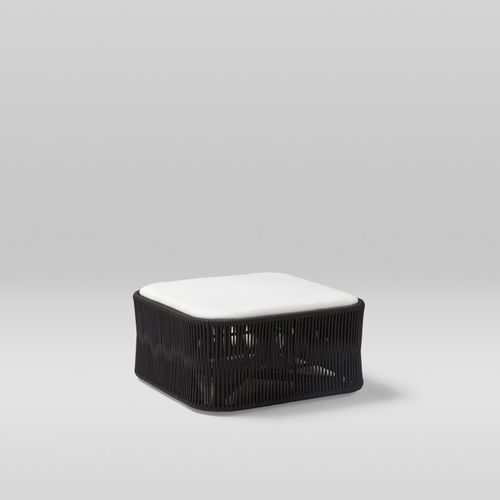 Pouf contemporaneo - WEAVE - POINT - in acrilico / in alluminio / in alluminio