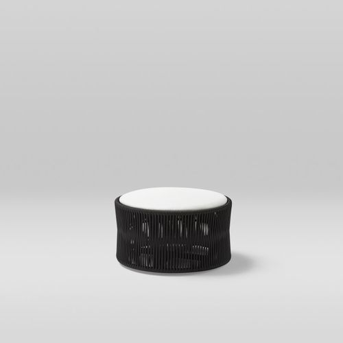 Pouf contemporaneo - WEAVE - POINT - in acrilico / in alluminio / in alluminio