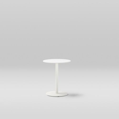 Tavolino basso contemporaneo - LIS - POINT - in alluminio verniciato / in gres / in gres porcellanato