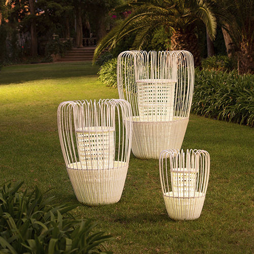 Lampada da pavimento - MIST - POINT - in fibre sintetiche / contemporanea / con cavo
