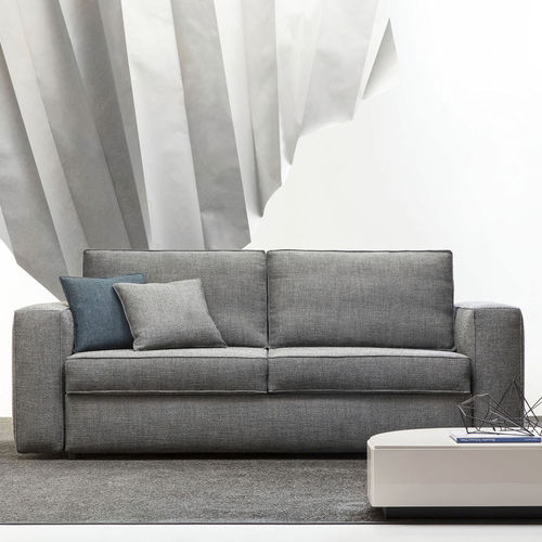 Divano letto - NEMO 18 - BERTO - contemporaneo / in tessuto / in pelle