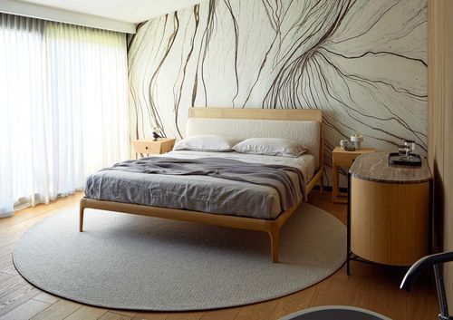 Letto matrimoniale - EAST SIDE OAK - BERTO - contemporaneo / con testiera / personalizzabile