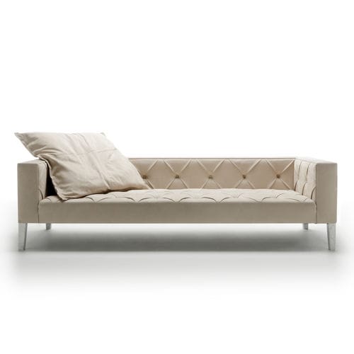 Divano contemporaneo - DIVANOXMANAGUA - BERTO - in pelle / beige / 4 posti