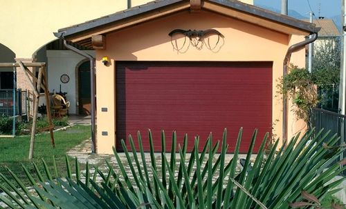 Porta sezionale per garage - SIRIO - Breda Sistemi Industriali S.p.A. - Portoni Seziona - in acciaio / automatica