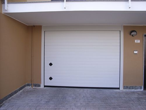 Porta sezionale per garage - ARES - Breda Sistemi Industriali S.p.A. - Portoni Seziona - in acciaio / automatica