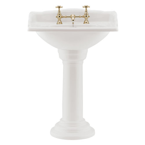 Lavabo autoportante - 2000/2001/2002/2003 - GENTRY HOME - in porcellana / rettangolare / classico