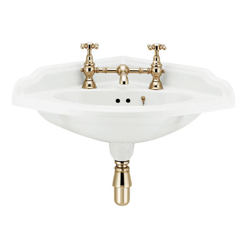Lavabo sospeso - 2017/2018 - GENTRY HOME - in porcellana / d'angolo / classico