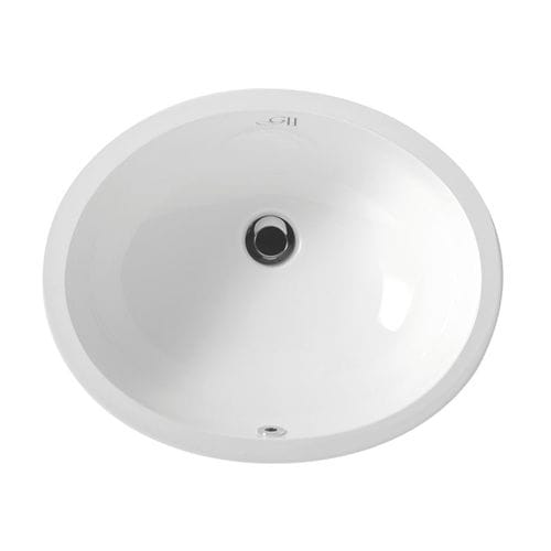 Lavabo da incasso - 2010 - GENTRY HOME - in porcellana / ovale / classico