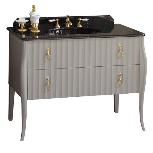 Mobile lavabo da appoggio - CHARLOTTE - GENTRY HOME - in marmo / classico / con cassetti