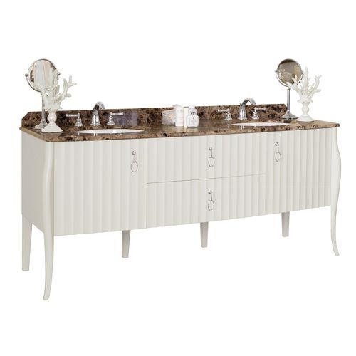 Mobile lavabo doppio - CHARLOTTE - GENTRY HOME - da appoggio / in marmo / classico