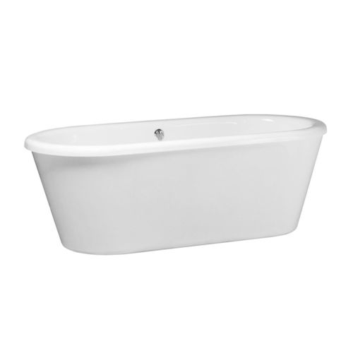 Vasca da bagno ovale - TREND - GENTRY HOME - da appoggio / in acrilico / bianca