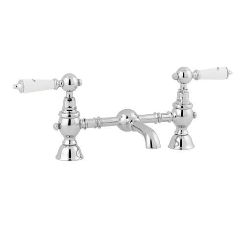Miscelatore doppio comando per lavabo - 8347/8348 SERIES - GENTRY HOME - da appoggio / in metallo cromato / da bagno