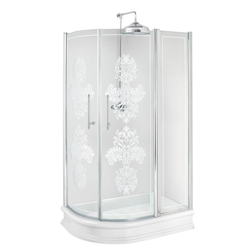 Parete doccia battente - ATHENA: 74 SERIES - GENTRY HOME - curva / d'angolo