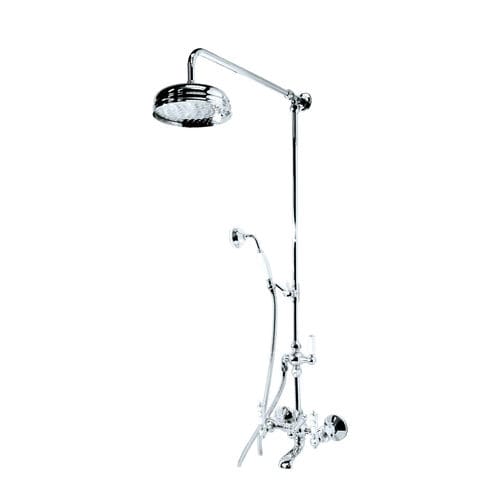 Set doccia da parete - 8328-C/8329 SERIES - GENTRY HOME - classico / con doccia a mano / con soffione su colonna fissa