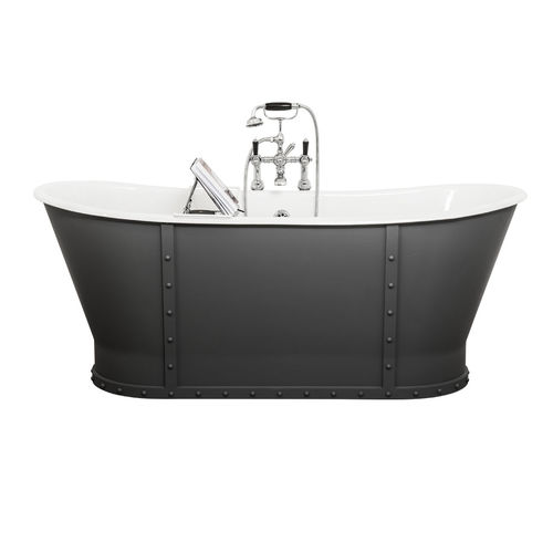 Vasca da bagno ovale - EIFFEL - GENTRY HOME - da appoggio / in ghisa / bianca