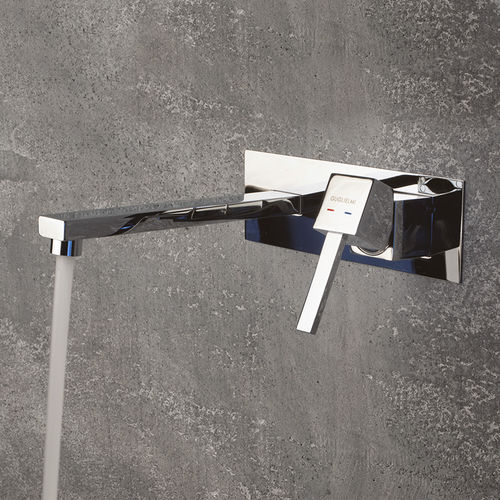 Miscelatore per lavabo - G&amp;G : FIIN01449 - GUGLIELMI - da parete / in metallo cromato / da bagno