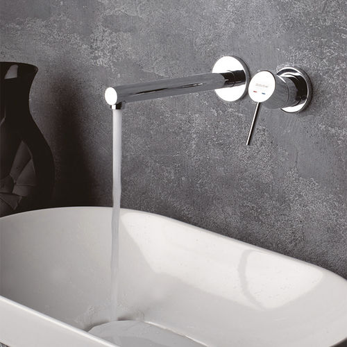 Miscelatore per lavabo - SPRINT-ONE : FIIN06137 - GUGLIELMI - da parete / in metallo cromato / da bagno