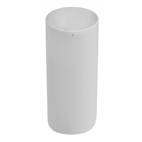 Lavabo a pavimento - FU92CO035 - GUGLIELMI - in Corian® / rotondo / contemporaneo
