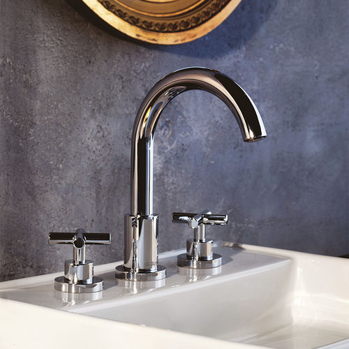 Miscelatore doppio comando per lavabo - VERA : FBPU58500 - GUGLIELMI - da appoggio / in metallo cromato / da bagno