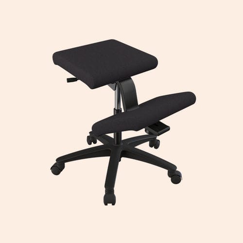 Sgabello operativo in tessuto - WING™ BALANS® - VARIER - con rotelle / imbottito / ad altezza regolabile