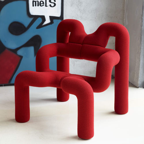 Poltrona design originale - EKSTREM™ - VARIER - in tessuto / in espanso / in acciaio
