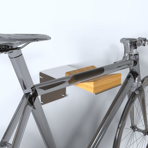 Rastrelliera per biciclette a muro - NEST 1 - INSILVIS - design originale / da interno / in acciaio inossidabile