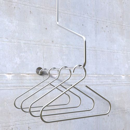 Porta grucce a muro - VISION 3 - INSILVIS