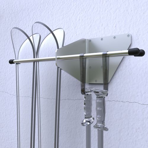 Portasci a parete - PARALLEL 4 ASYMMETRIC - INSILVIS