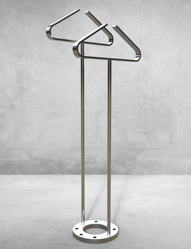 Servo muto a pavimento - YOU AND ME 1 - INSILVIS - in acciaio inossidabile / in marmo / contemporaneo