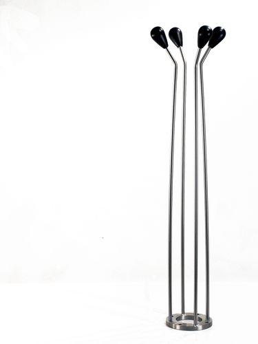 Appendiabiti da terra - STEELFLOWER - INSILVIS - contemporaneo / in acciaio inossidabile
