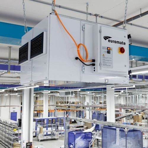 Purificatore d'aria elettrostatico - HF  - Euromate - per soffitto / industriale / di risanamento
